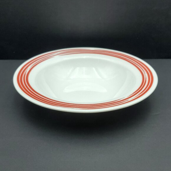 Corelle Strokes of Color Red Individual Dinner Pasta Bowl Cranberry Serving Bowl - Picture 3 of 7